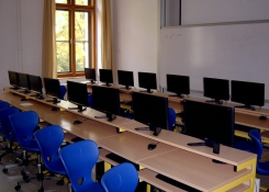 Dřívější učebna PC2, ze které vznikla nová jazyková učebna